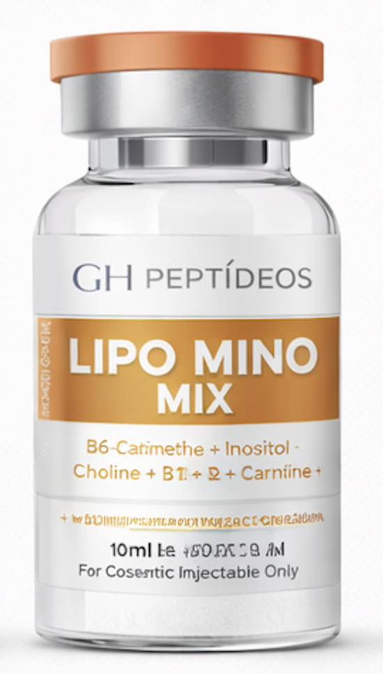 Lipo Mino Mix: B6 + Metionina + INOSITOL + Colina + B1 + B2 + Carnitina
